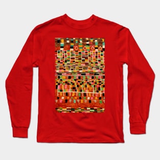 Vintage Berber Moroccan Rug Pattern Long Sleeve T-Shirt